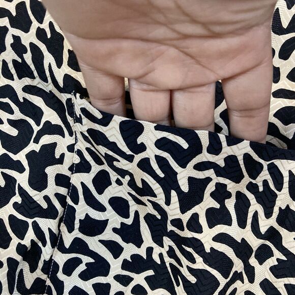 Richard Warren Top Women 12 Silk Printed Long Sleeve Pockets Button Up Vtg‎ - Picture 8 of 13